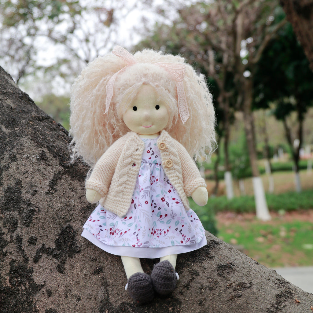 BlissfulPixie 12" Waldorf Handmade Doll-Kiki