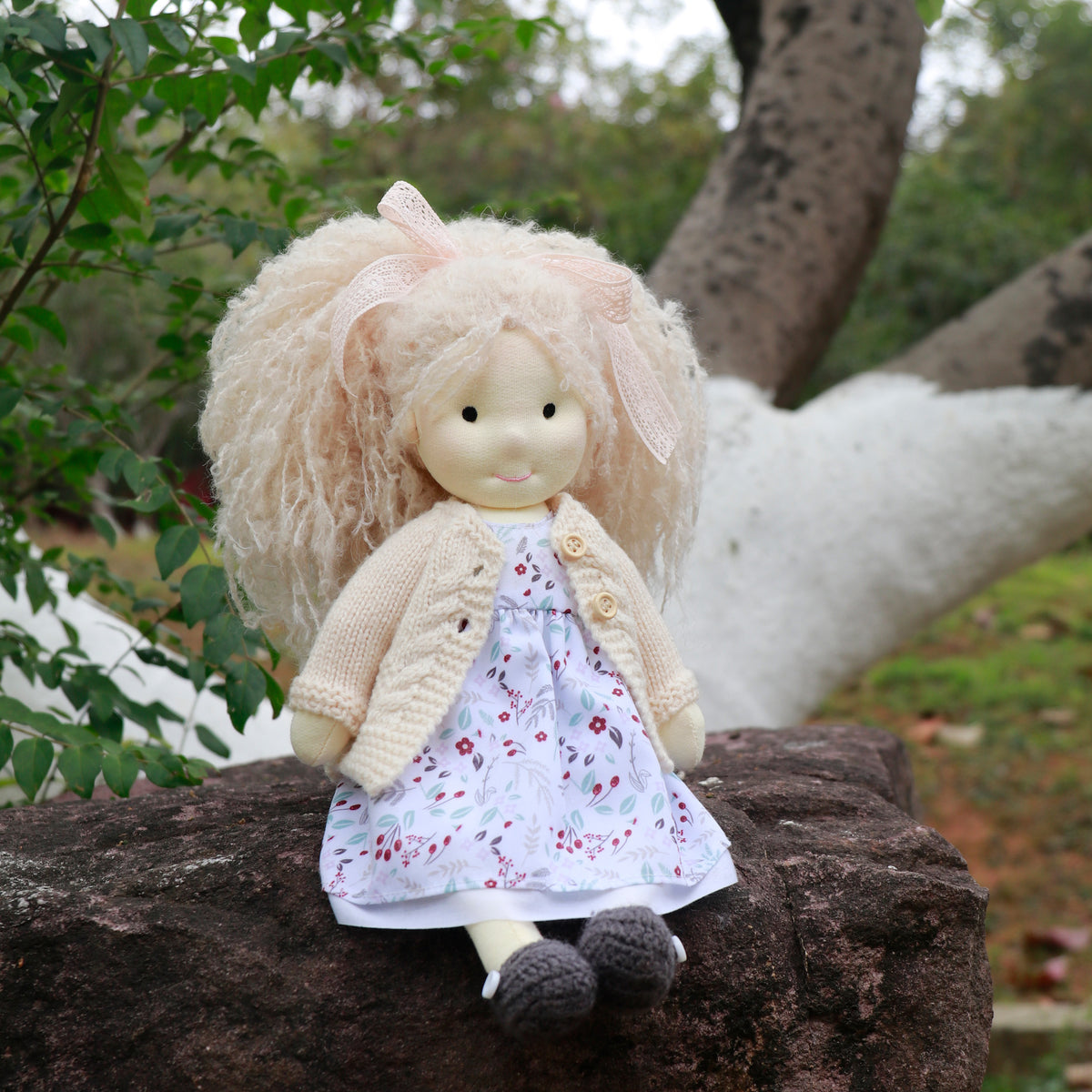 BlissfulPixie 12" Waldorf Handmade Doll-Kiki