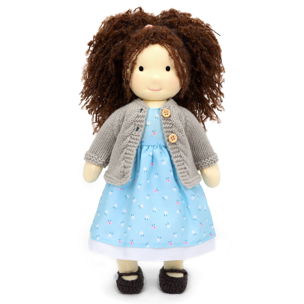 BlissfulPixie 12" Waldorf Handmade Doll Clothing Set Baby Girl Clothes Washable