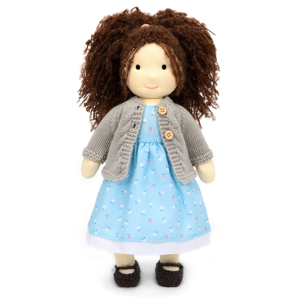 BlissfulPixie 12" Waldorf Handmade Doll Clothing Set Baby Girl Clothes Washable