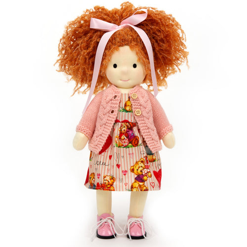 BlissfulPixie 12" Waldorf Handmade Doll Clothing Set Baby Girl Clothes Washable