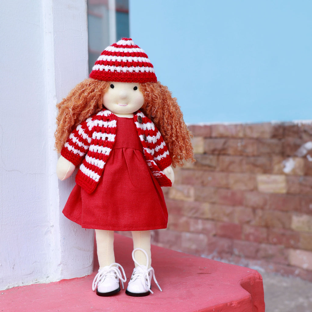 BlissfulPixie 12" Waldorf Handmade Doll - Quinn
