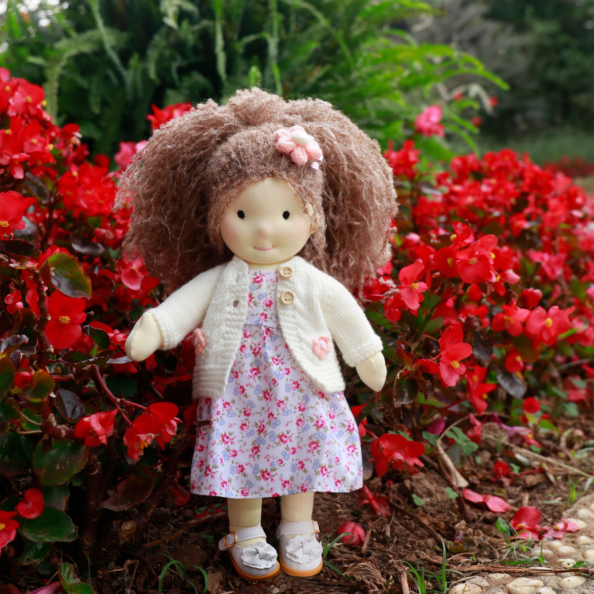 BlissfulPixie 12" Waldorf Handmade Doll-Amber