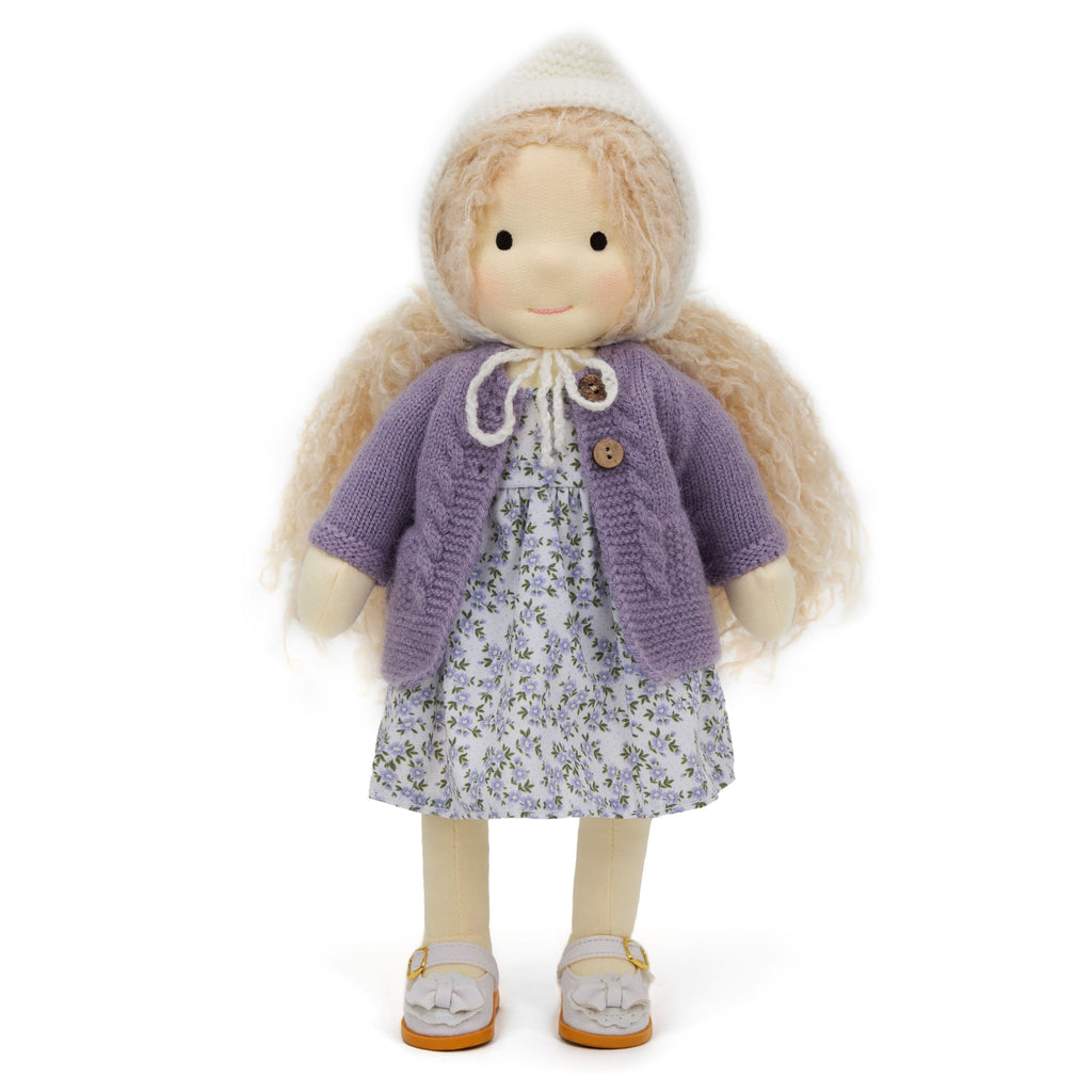 BlissfulPixie 12" Waldorf Handmade Doll Clothing Set Baby Girl Clothes Washable