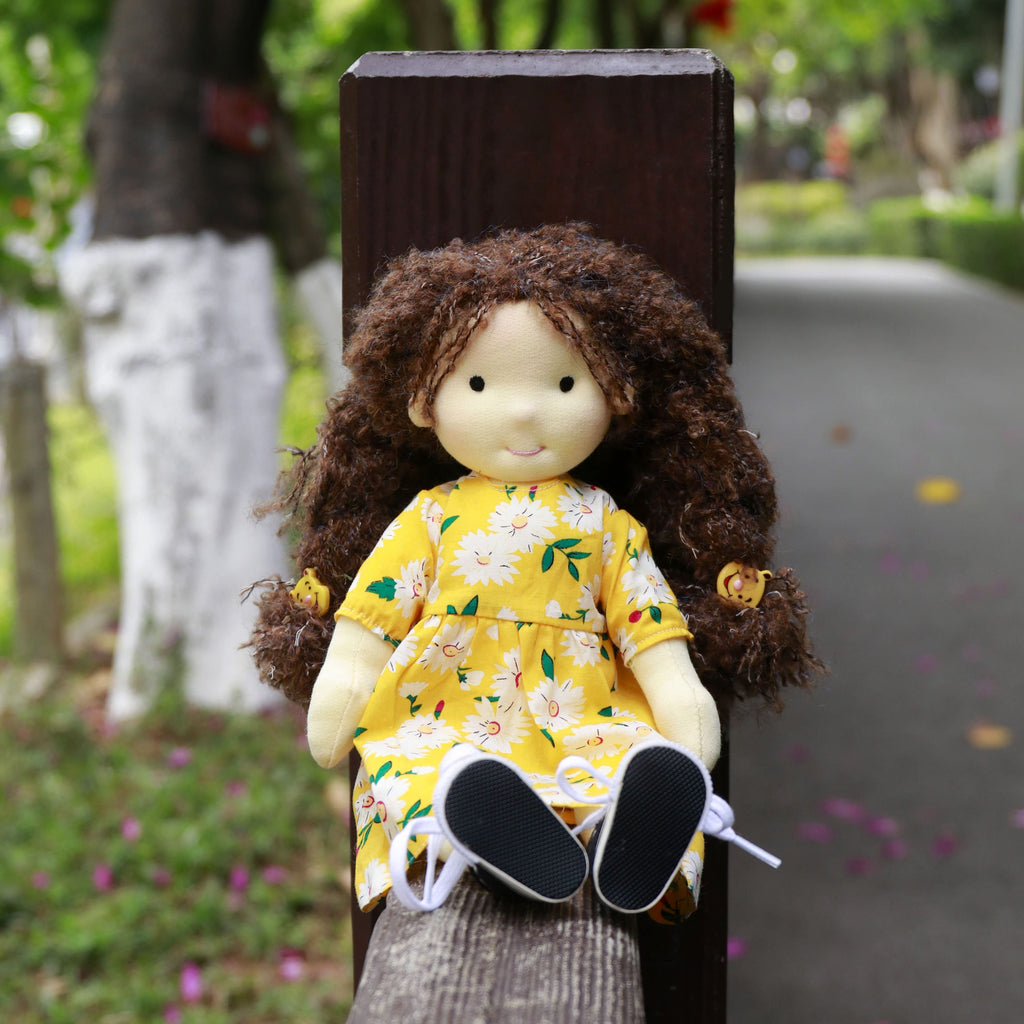BlissfulPixie 12" Waldorf Handmade Doll-Dagmar