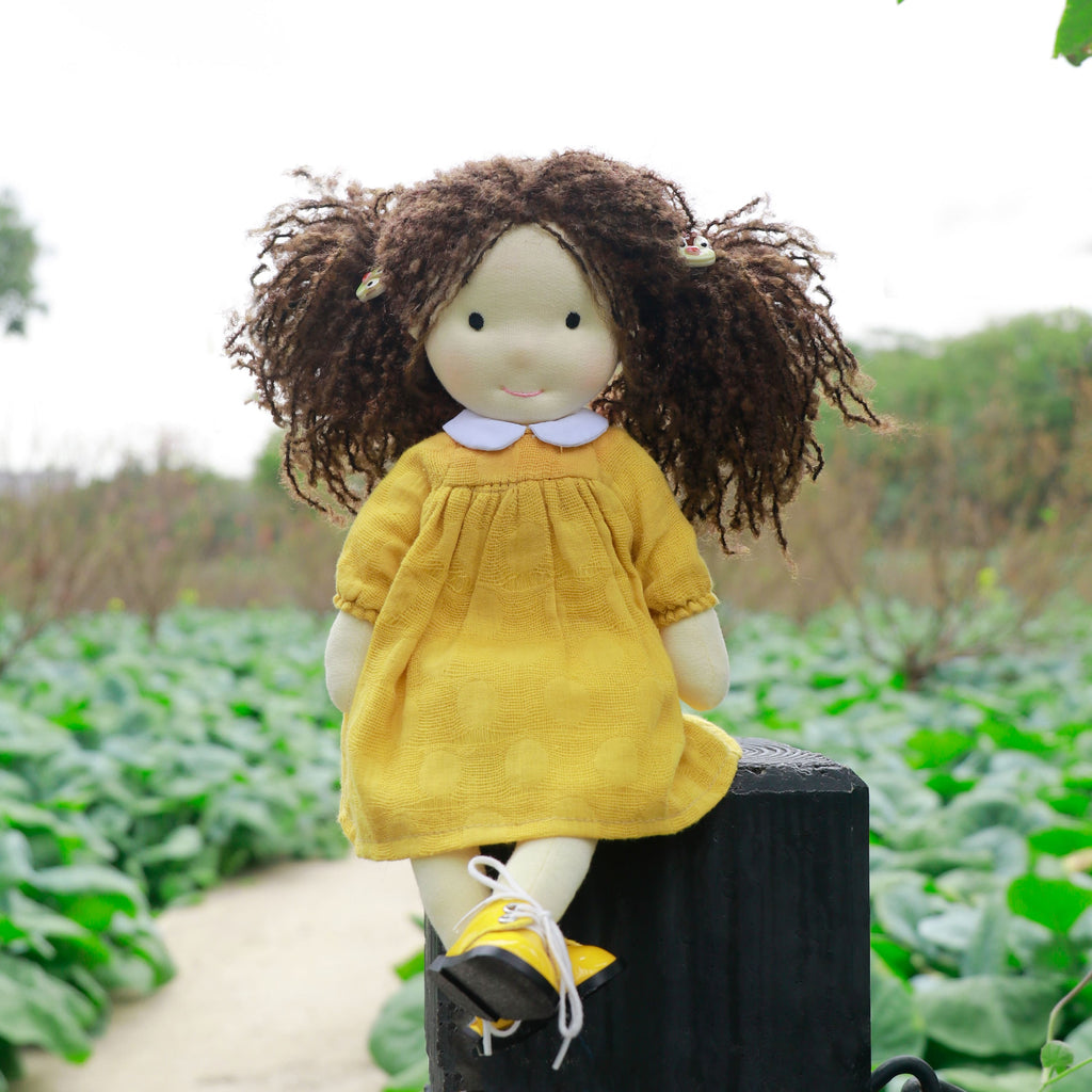 BlissfulPixie 12" Waldorf Handmade Doll-Inka