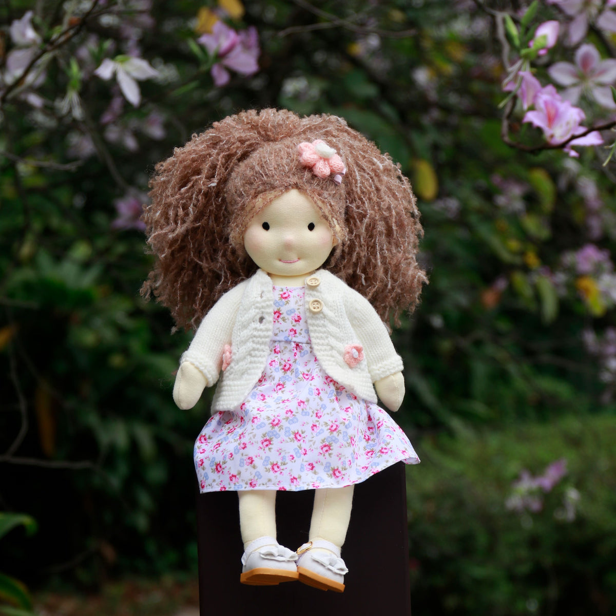 BlissfulPixie 12" Waldorf Handmade Doll-Amber