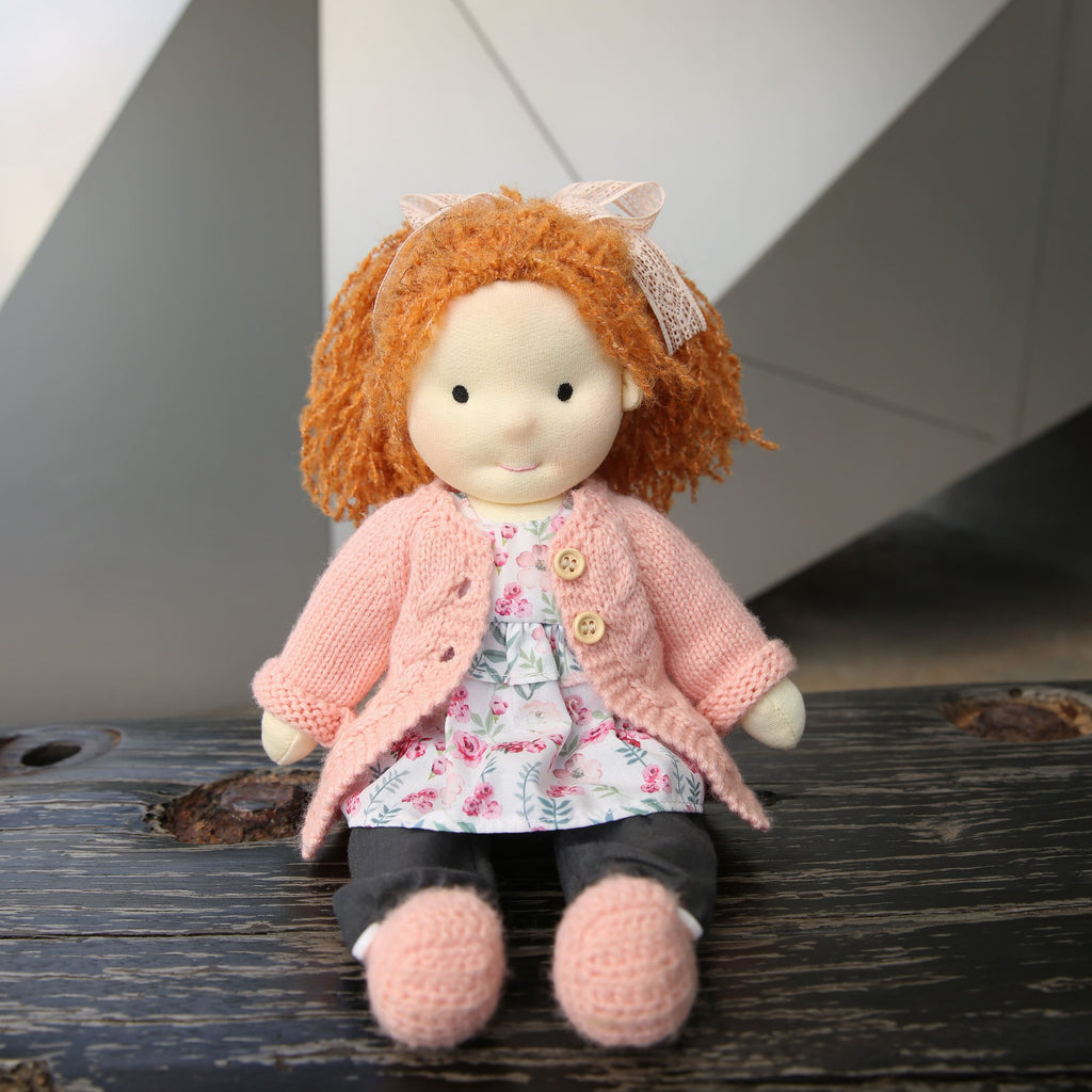 BlissfulPixie 12" Waldorf Handmade Doll-Elsee