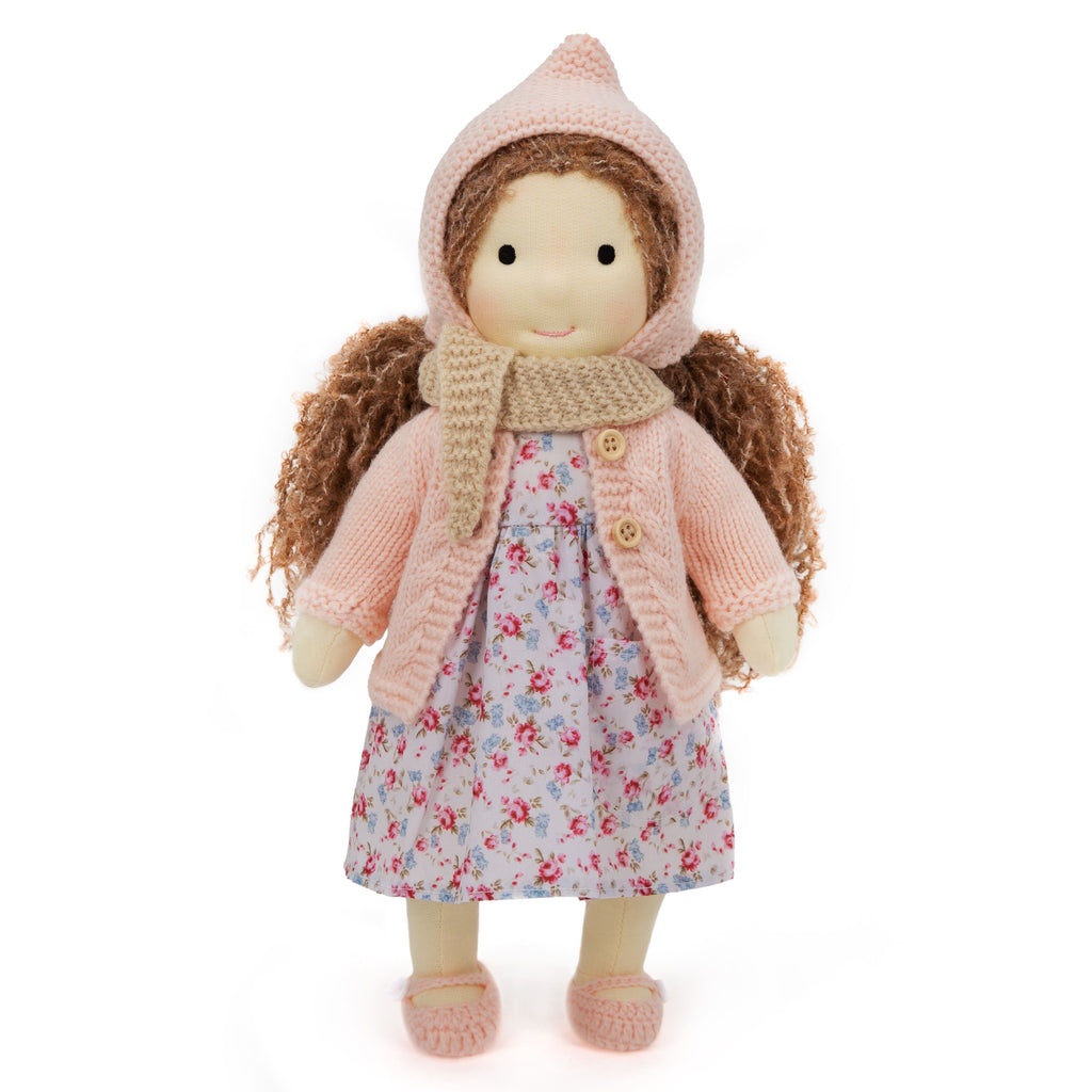 BlissfulPixie 12" Waldorf Handmade Doll Clothing Set Baby Girl Clothes Washable