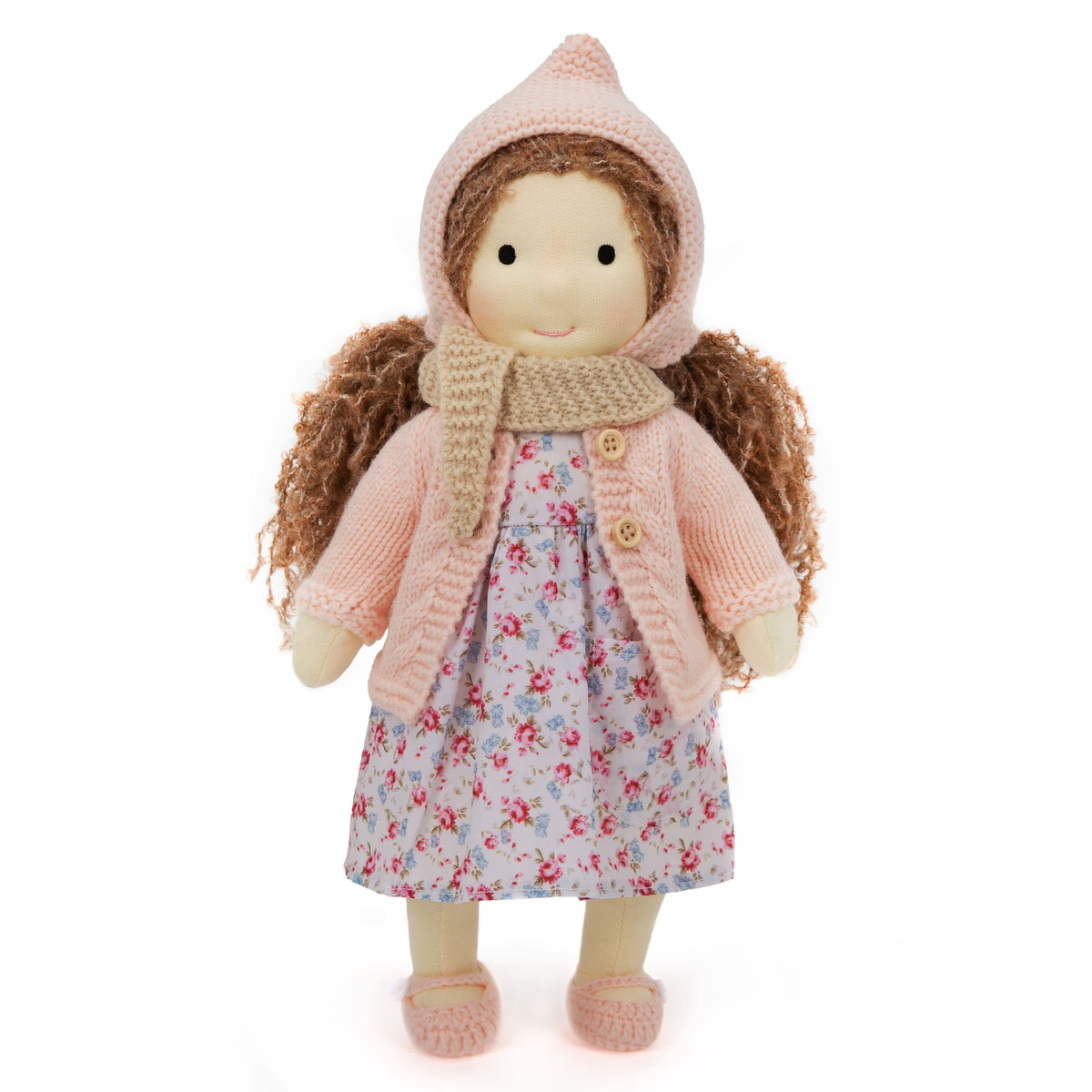 BlissfulPixie 12" Waldorf Handmade Doll Clothing Set Baby Girl Clothes Washable