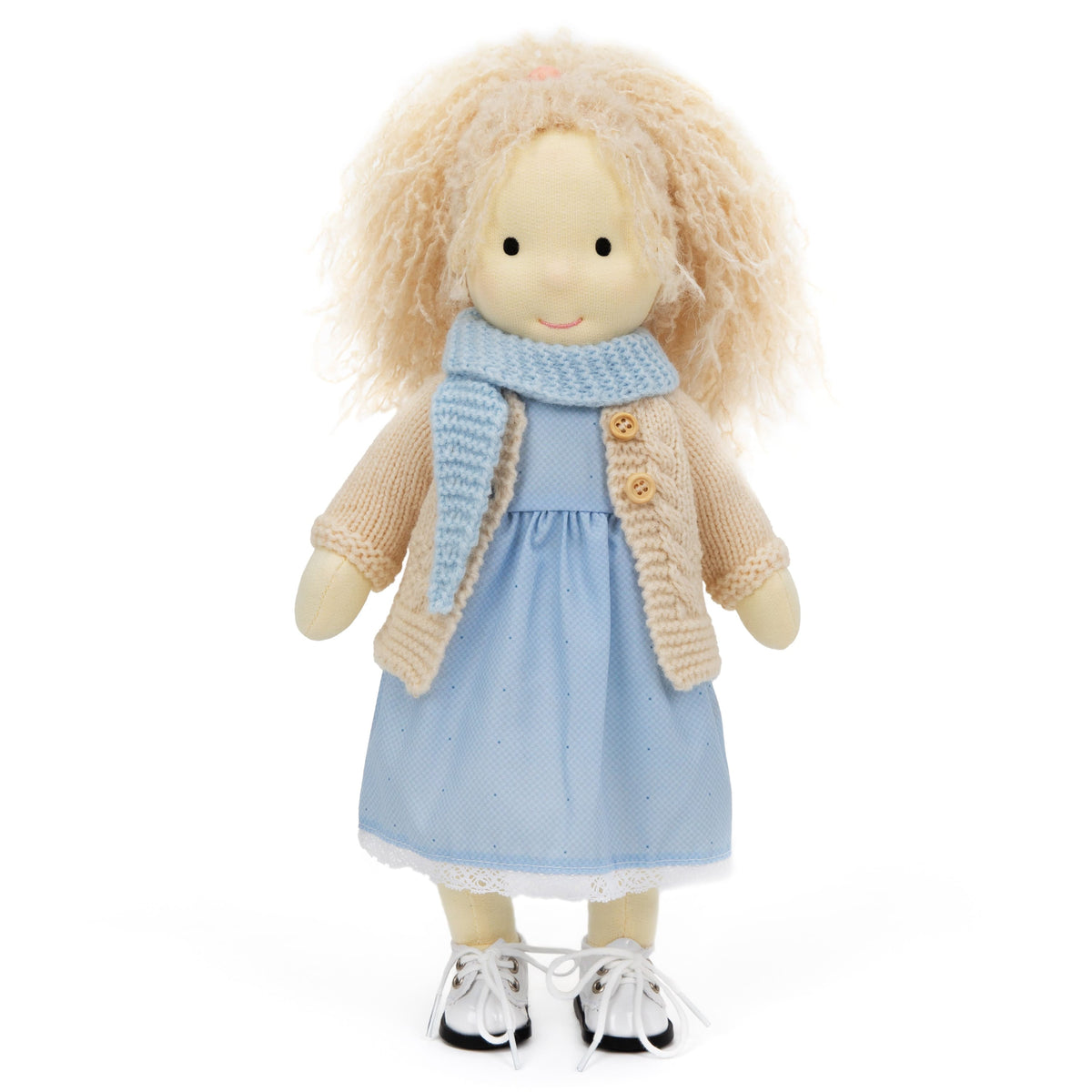 BlissfulPixie 12" Waldorf Handmade Doll Clothing Set Baby Girl Clothes Washable
