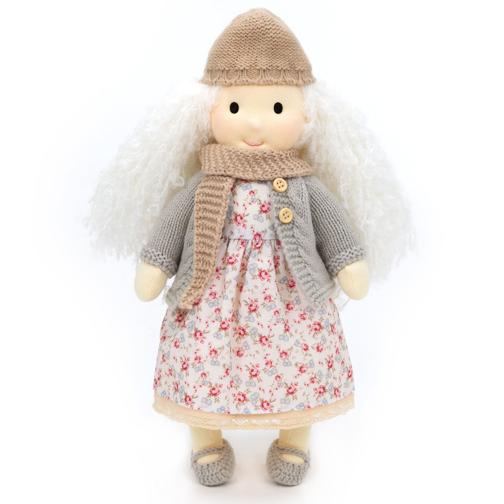 BlissfulPixie 12" Waldorf Handmade Doll Clothing Set Baby Girl Clothes Washable