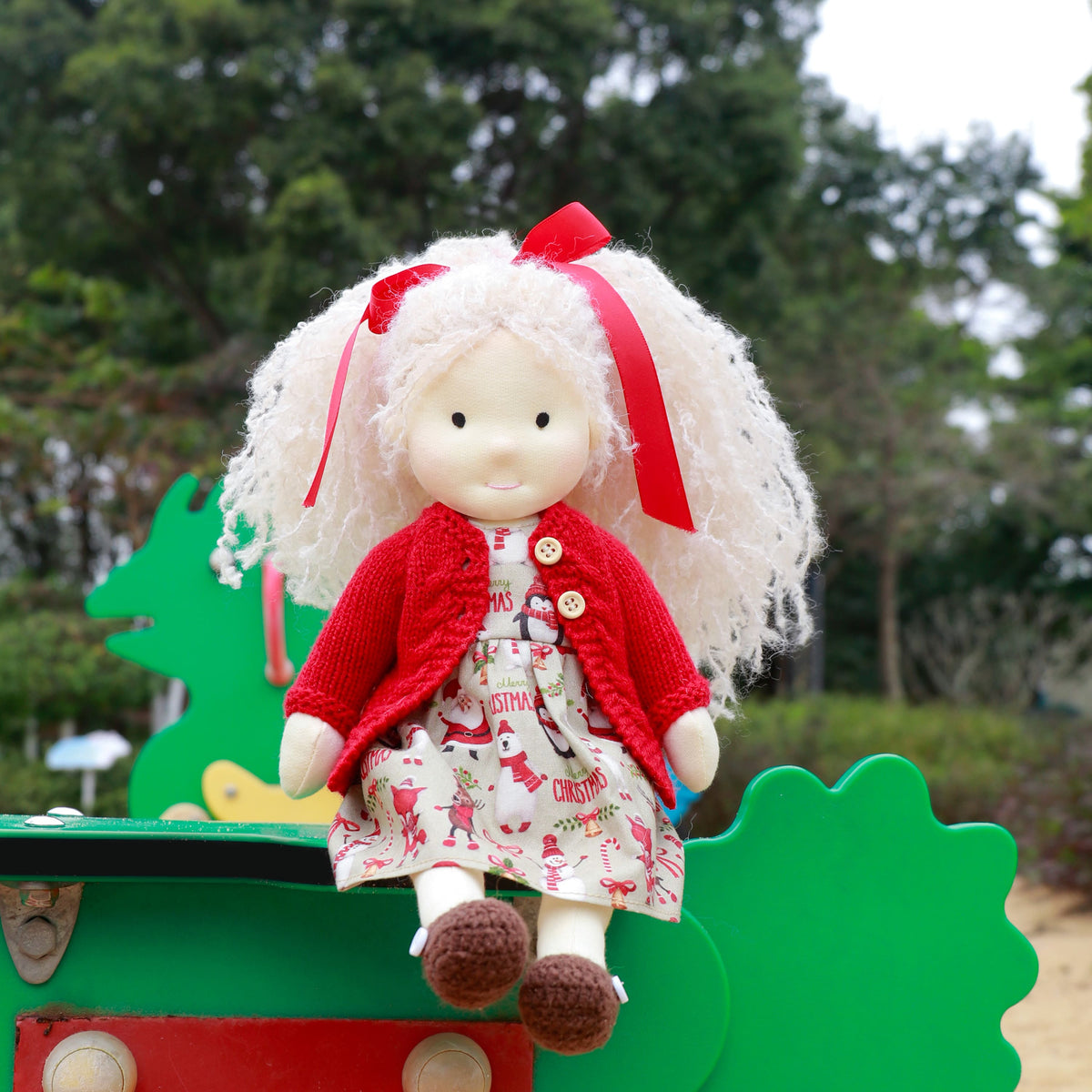 BlissfulPixie 12" Waldorf Handmade Doll - Gabriella