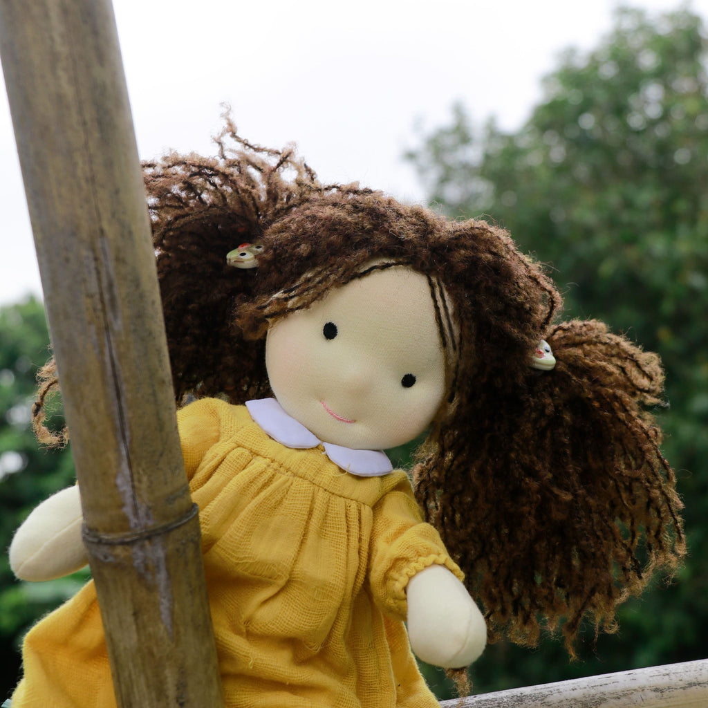 BlissfulPixie 12" Waldorf Handmade Doll-Inka