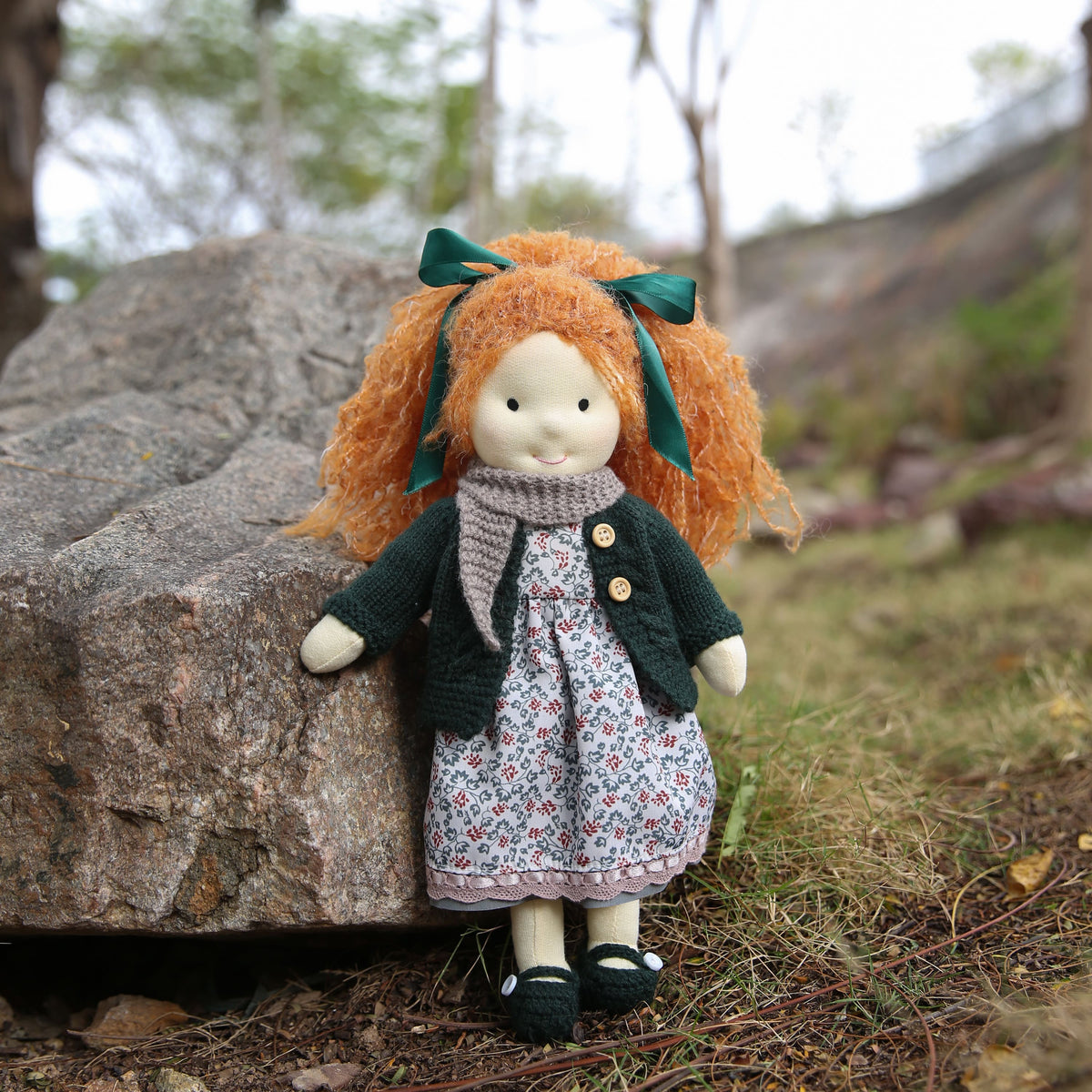 BlissfulPixie 12" Waldorf Handmade Doll-Diana