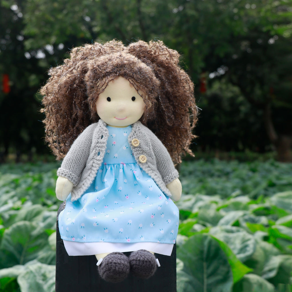 BlissfulPixie 12" Waldorf Handmade Doll-Louise