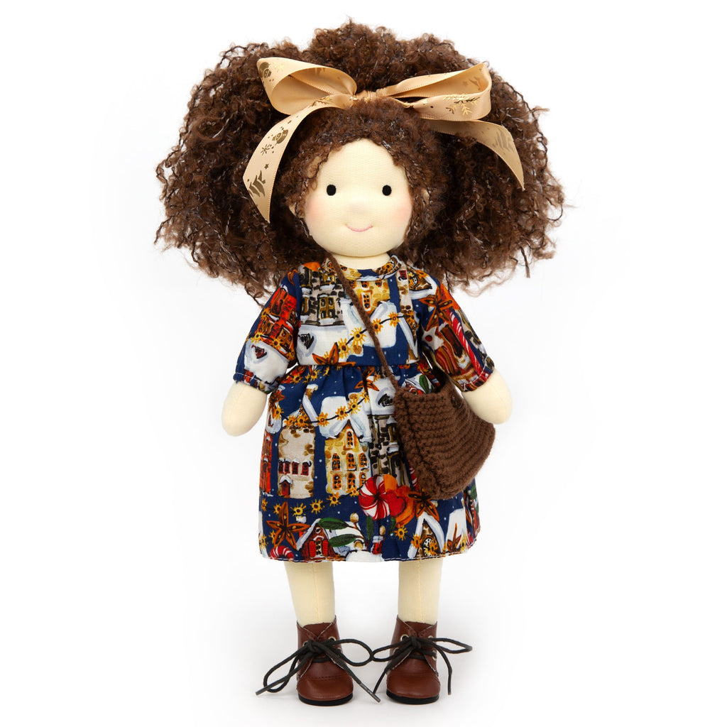 BlissfulPixie 12" Waldorf Handmade Doll Clothing Set Baby Girl Clothes Washable