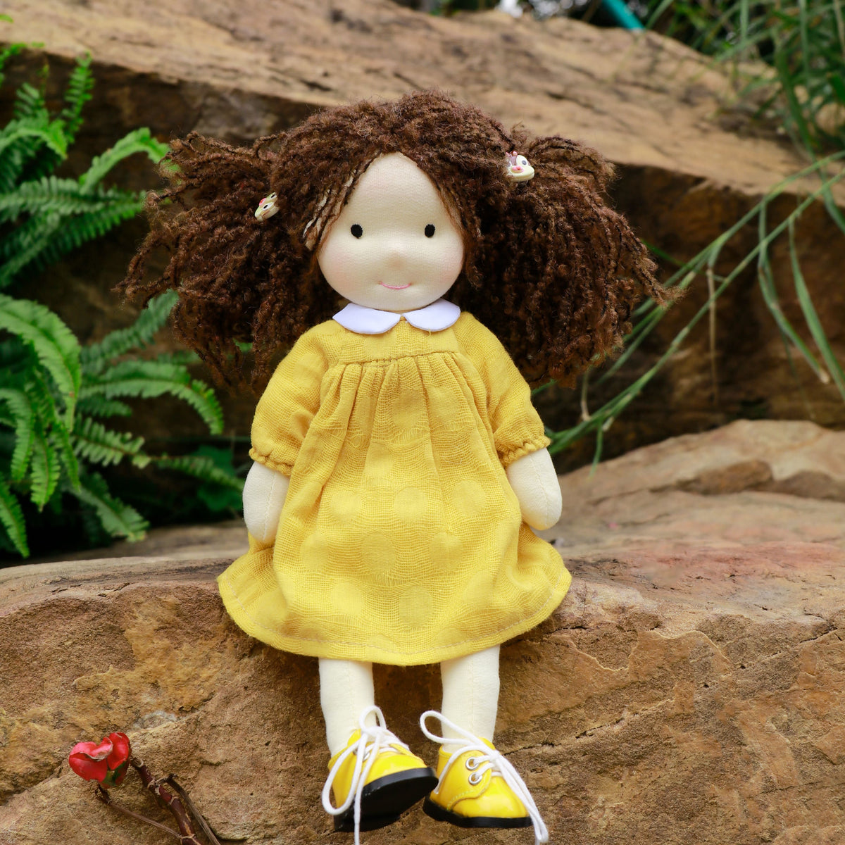 BlissfulPixie 12" Waldorf Handmade Doll-Inka