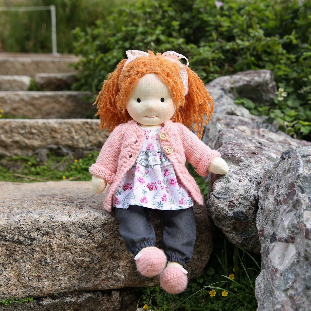 BlissfulPixie 12" Waldorf Handmade Doll-Elsee