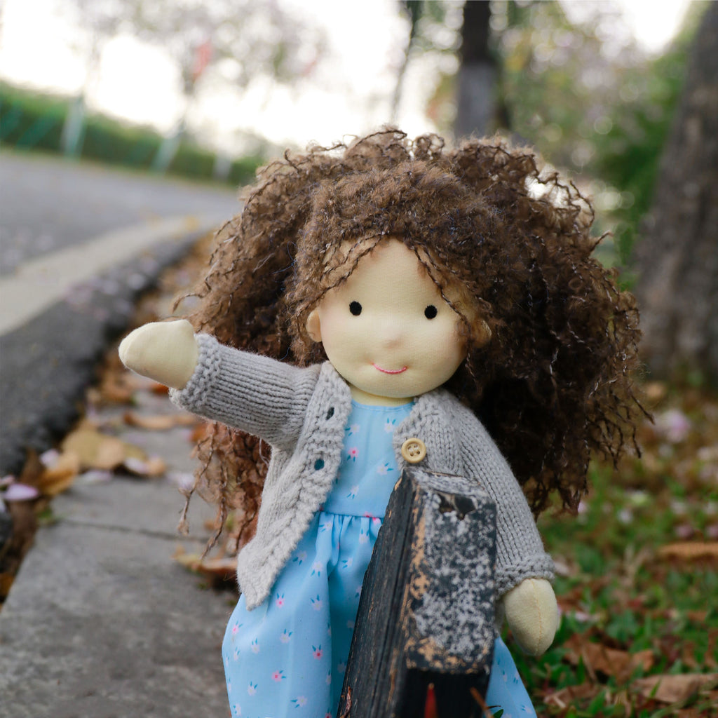 BlissfulPixie 12" Waldorf Handmade Doll-Louise